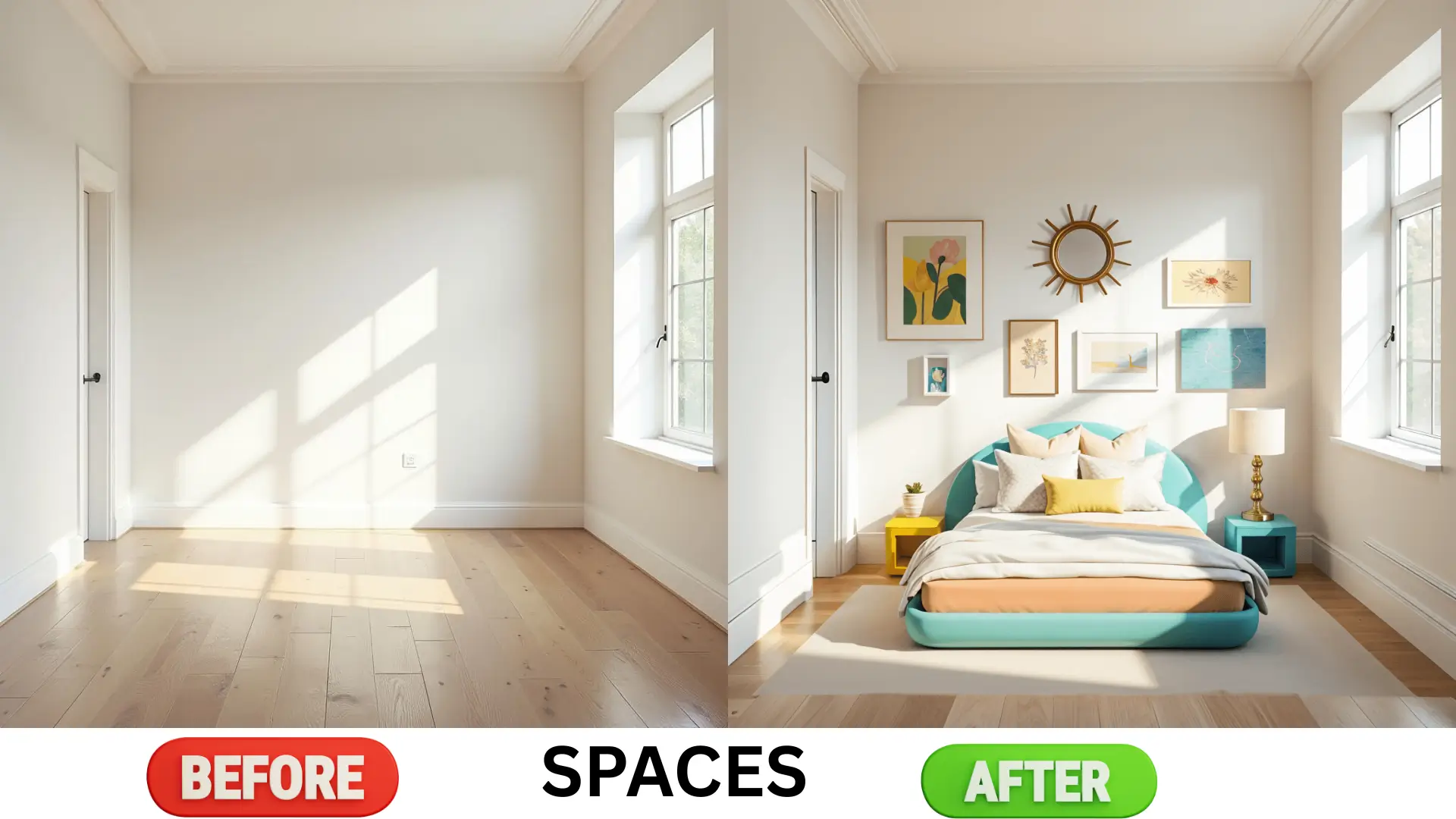 Empty → Furnished Spaces